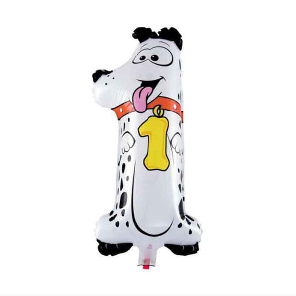 30-50cm 16 Inches Animal Cartoon Number Foil Balloons Party Hat Digit Air Ballons Birthday Party for Kids Toys