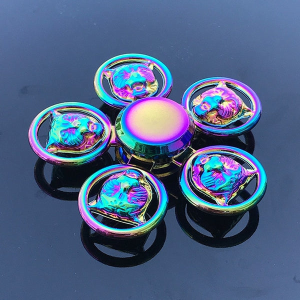 Finger Spinner Office Anxiety Relief Stress Fidget Gyro Flower / Tower / Spider Metal Hand Spinner Tri Spinner Model