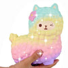 jumbo sheep alpaca squishy cute galaxy slow rising animal squishy smooshy mushy squish wholesale exquisite kids gift