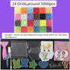 24 Colors 6000pcs Magic DIY Beads Crystal Aqua Water Spray Magic Hand Making 3D Puzzle Beads Kids Educational Toys For Children