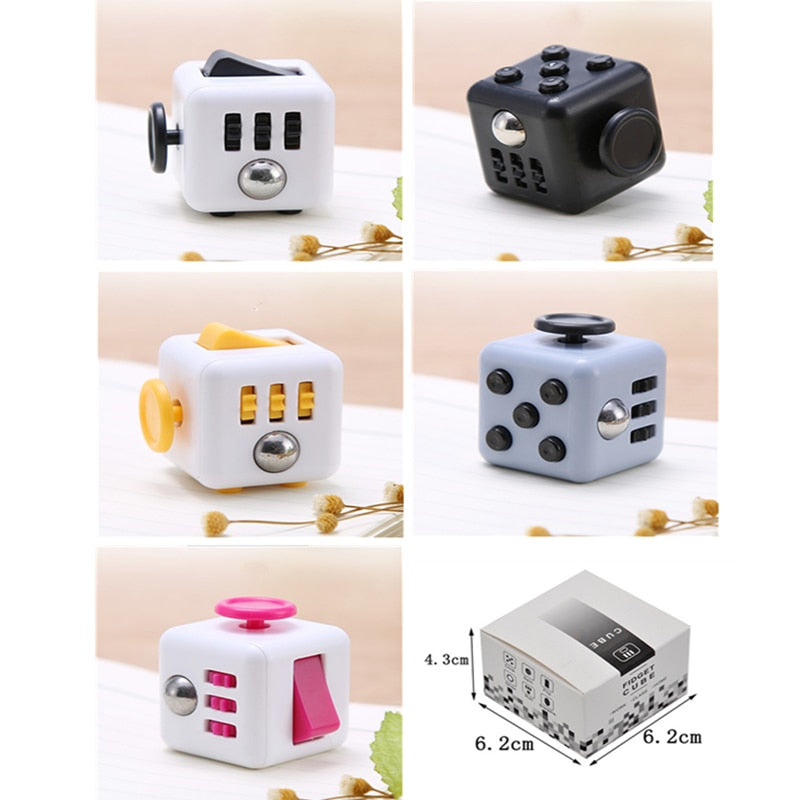 Decompression magic cubes new fidget stress cube toy for anti stress cube artifact creative toy