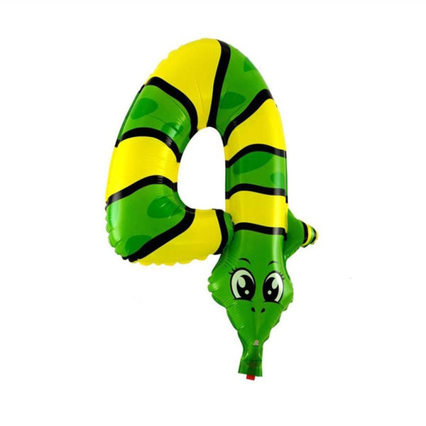 30-50cm 16 Inches Animal Cartoon Number Foil Balloons Party Hat Digit Air Ballons Birthday Party for Kids Toys