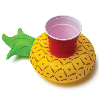 PIKAALAFAN Mini Inflatable Cup Holder Small Flamingo Floating Crab Cute Cartoon Animal Fruits Toy Pool Bathing Party Decoration