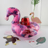 PIKAALAFAN Mini Inflatable Cup Holder Small Flamingo Floating Crab Cute Cartoon Animal Fruits Toy Pool Bathing Party Decoration