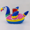 PIKAALAFAN Mini Inflatable Cup Holder Small Flamingo Floating Crab Cute Cartoon Animal Fruits Toy Pool Bathing Party Decoration